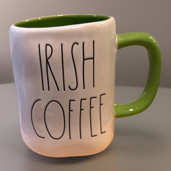 Rae Dunn Irish Coffee St. Patrick's Day Mug Preowned Mint Large Cup - Picture 1 of 4